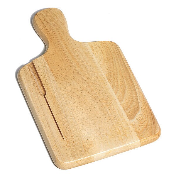Tablecraft Bread Board, Nat Wood, 13"X7.5", Knife Slot - 79K