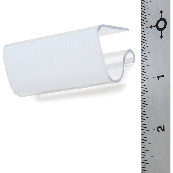 Carlisle Foodservice Wd Plstc Skirt Clip, 2.5", Hook/Loop, PK12 - 5CC200PC-12