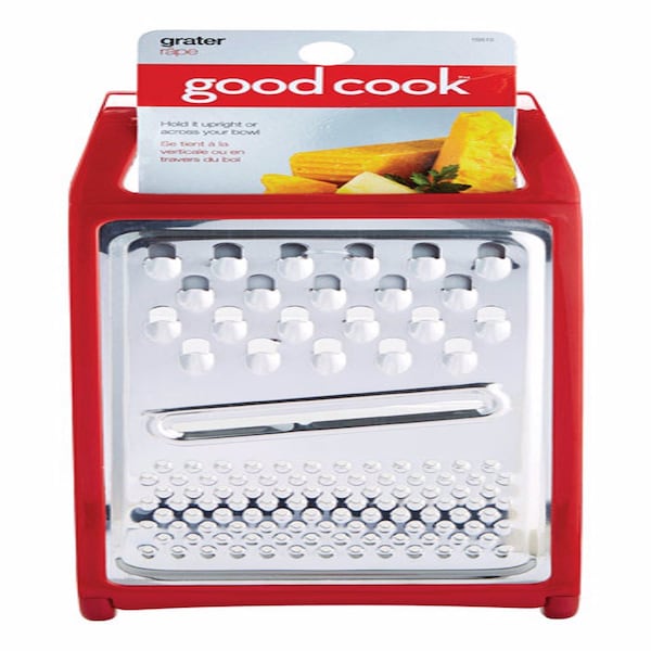 Good Cook Good Cook Red Stainless Steel Cheese Grater - 15610