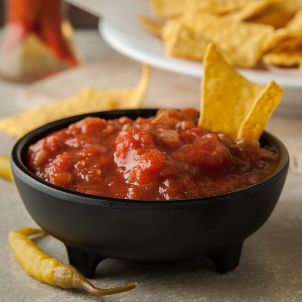 Carlisle Foodservice Mlmn Molcajete Ramekin, 8 oz., Blk, PK48 - 087803