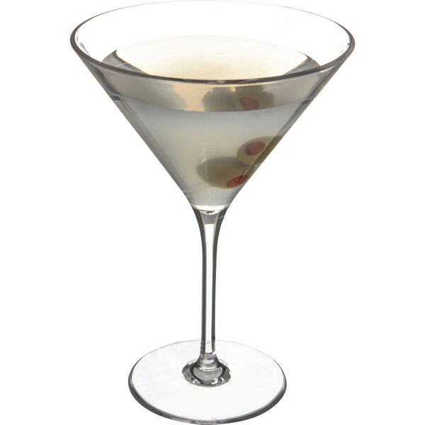 Carlisle Foodservice Martini, 9 oz., Clr, PK24 - 564607