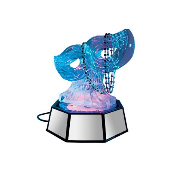Cal Mil Plastics Cal-Mil Rotating Ice Carving Mirror Pedestal 24"D x 14"H 110V - IP501-110