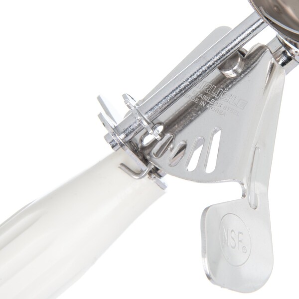 Carlisle Foodservice SS Disher Scoop No 10, 3.8 oz., Ivory, PK12 - 60300-10