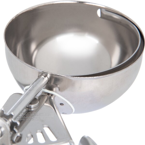 Carlisle Foodservice SS Disher Scoop No 10, 3.8 oz., Ivory, PK12 - 60300-10