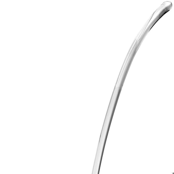 Homeroots 12-13 in. Mouth Blown Crystal Long Lead Free Crystal Gravy Dressing or Punch Ladle - 375720