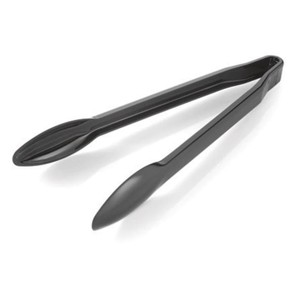 Fineline Settings Platter Pleasers 12 in. Black Tongs - 3312-BK