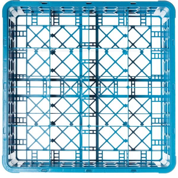 Carlisle Foodservice Tilted Cup Rack w/1 Open Ext, 16 Comp, PK4 - RC16-114