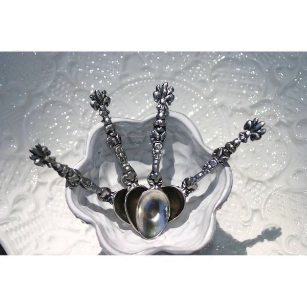 Elk Studio Fleur Demitasse Spoons Set of 4 - SPOON003/S4