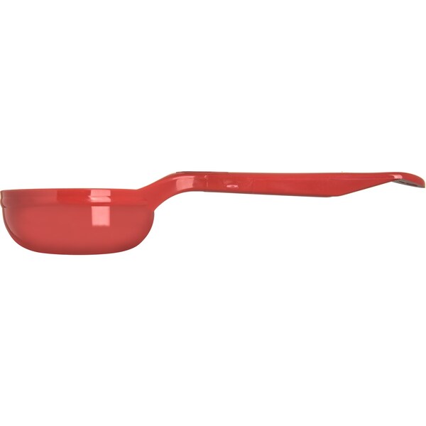 Carlisle Foodservice Solid Short Handle, 2 oz., Red, PK12 - 492405