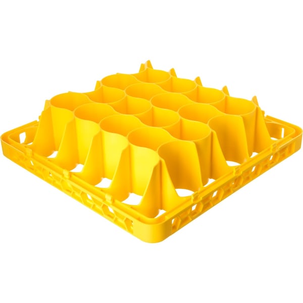 Carlisle Foodservice Long Glass Rack Ext, 30 Comp, Ylw, PK4 - REW30LC04