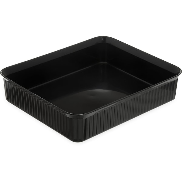 Carlisle Foodservice Rect Crock, 10 lb., Blk, PK6 - 811203