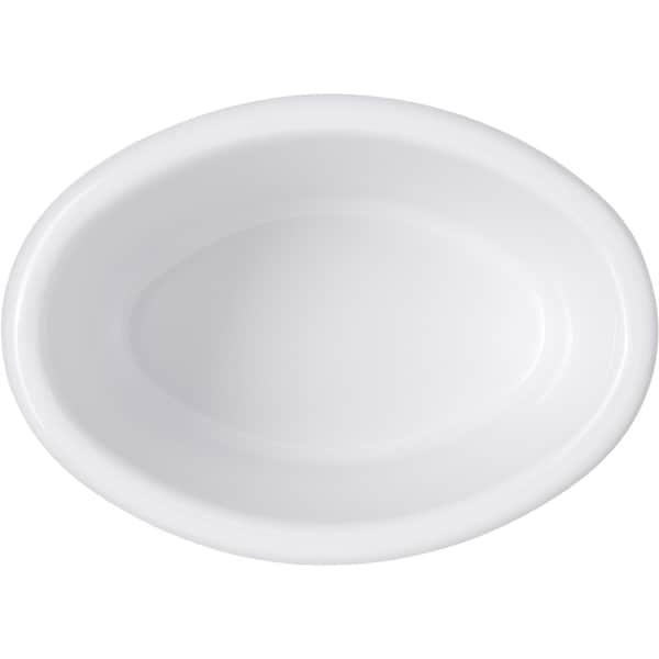 Carlisle Foodservice Mlmn Smooth Ovl Ramekin, 2 oz., Wht, PK48 - S31002