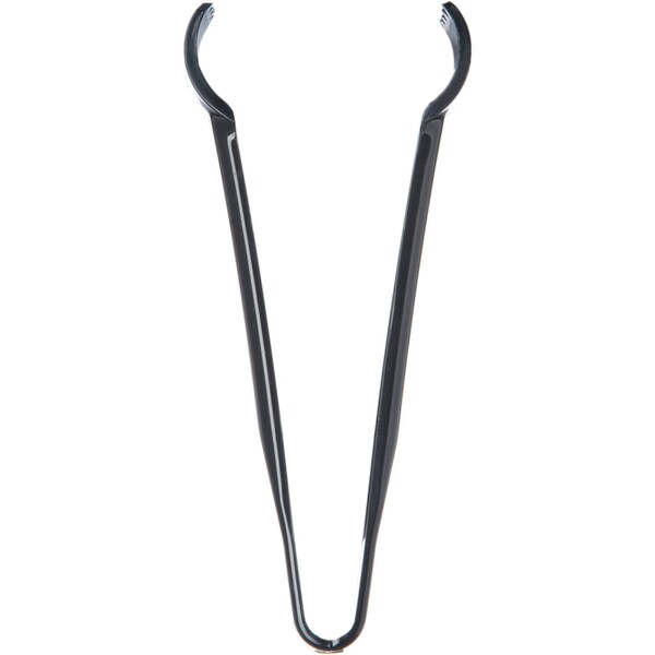 Carlisle Foodservice Pom Tong, 6-3/32", Blk, PK12 - 480603