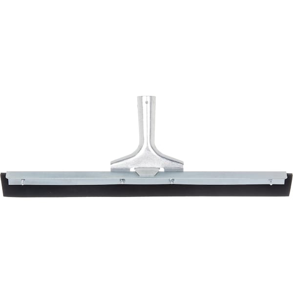 Carlisle Foodservice Straight Blade Blk Rubbr w/Mtl Frame, PK6 - 361201800