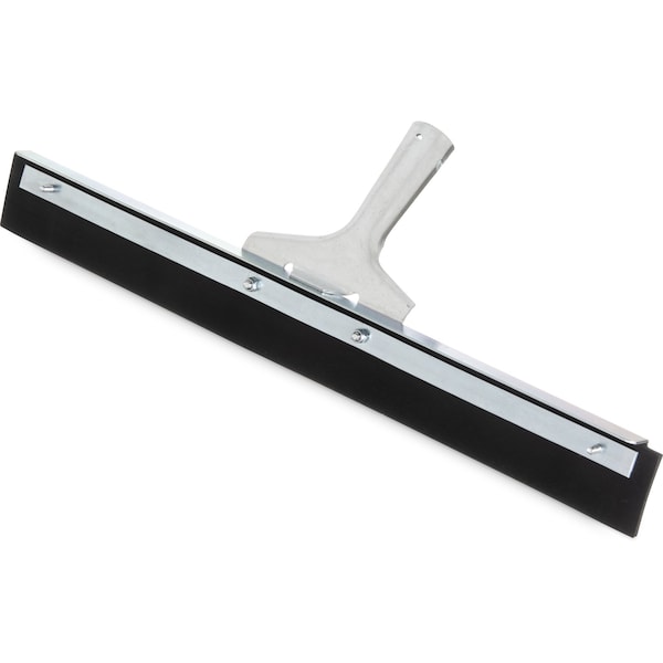 Carlisle Foodservice Straight Blade Blk Rubbr w/Mtl Frame, PK6 - 361201800
