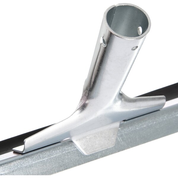 Carlisle Foodservice Straight Blade Blk Rubbr w/Mtl Frame, PK6 - 361201800