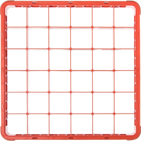 Carlisle Foodservice Dvde Glss Rack Ext, 1.78", Orn, 36 Comp, PK6 - RE36C24