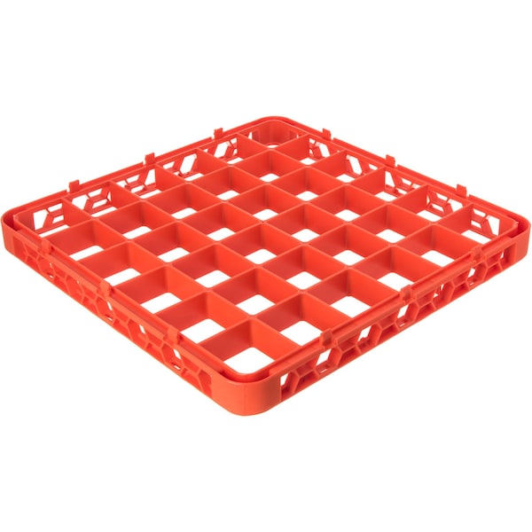 Carlisle Foodservice Dvde Glss Rack Ext, 1.78", Orn, 36 Comp, PK6 - RE36C24
