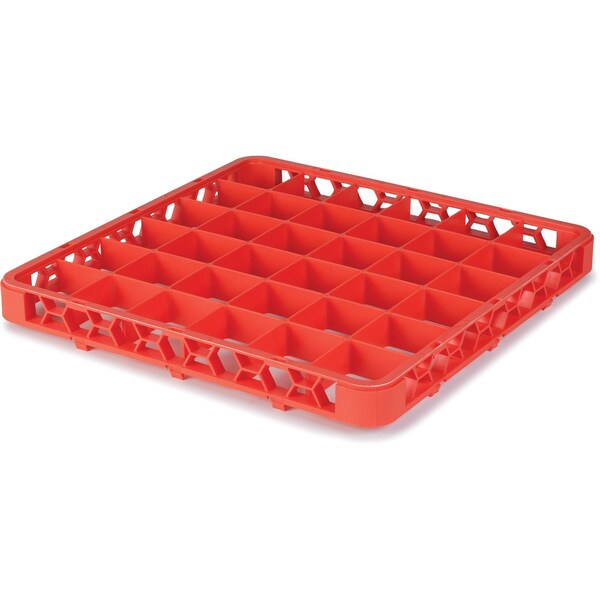 Carlisle Foodservice Dvde Glss Rack Ext, 1.78", Orn, 36 Comp, PK6 - RE36C24