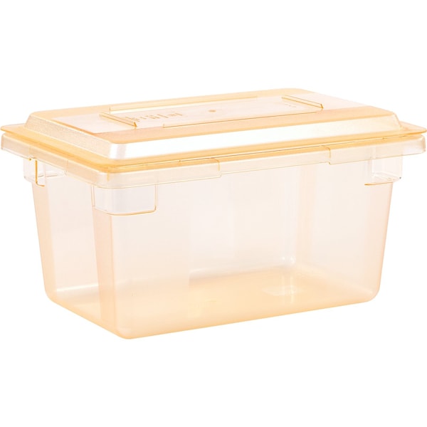 Carlisle Foodservice Strge Container, 5 gal., 18x12x9", Yl, PK6 - 10612C22