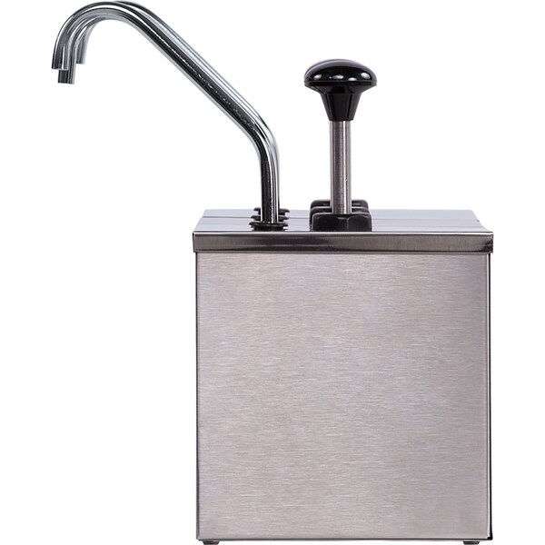 Carlisle Foodservice Insulated Topping Rail w/3 SS Pumps - 386230IB