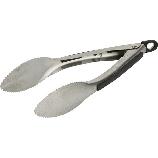 Bradshaw Locking Tong, 9 in L, Stainless Steel, Silver - 20376