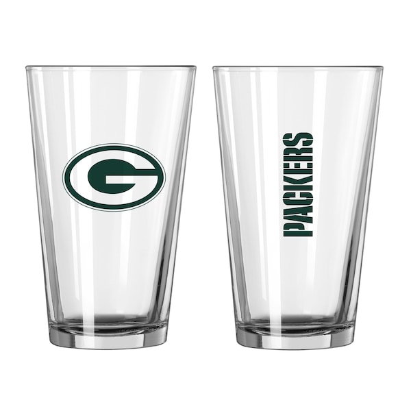 Logo Brands Green Bay Packers 16oz Gameday Pint Glass - 612-G16P-1