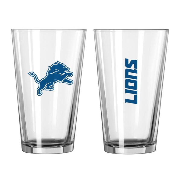 Logo Brands Detroit Lions 16oz Gameday Pint Glass - 611-G16P-1
