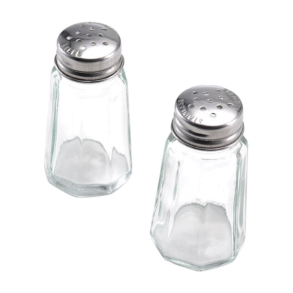 Lifetime Lifetime Clear Glass Salt and Pepper Set Salt and Pepper Set 2 pk - 5078608