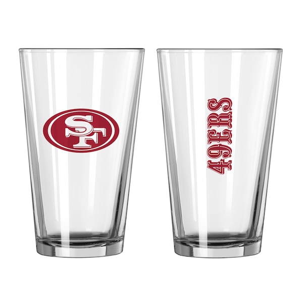 Logo Brands San Francisco 49ers 16oz Gameday Pint Glass - 627-G16P-1