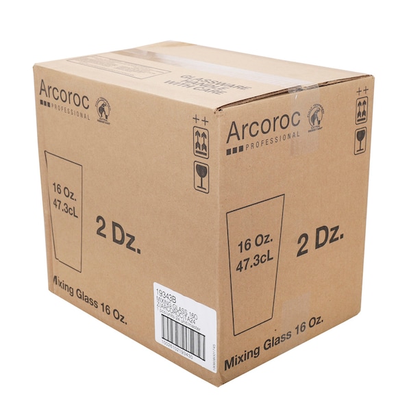 Arcoroc Arcoroc 16 oz. Pint & Mixing Glass 1 Glass, PK24 - 19343