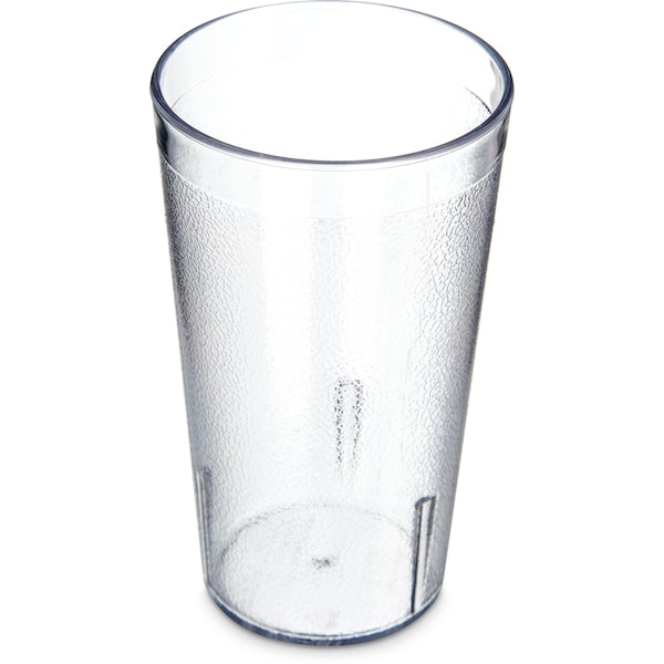 Carlisle Foodservice SAN Plastic Tumbler, 12 oz., Clear, PK24 - 5212-207