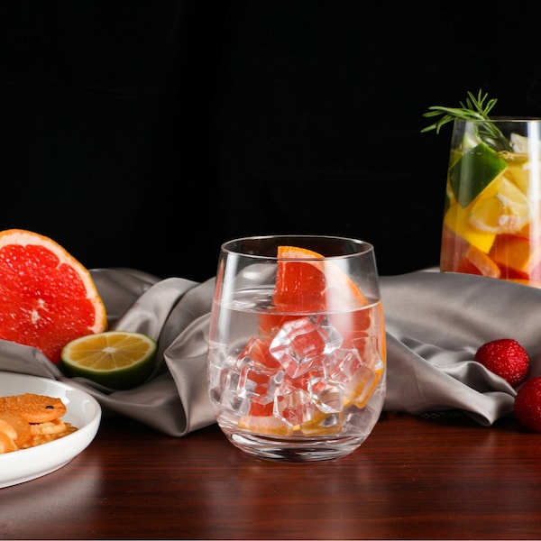 Table 12 15.5-Ounce Beverage Glasses, Set of 6, Lead-Free Crystal, Break Resistant - TGSM6R30