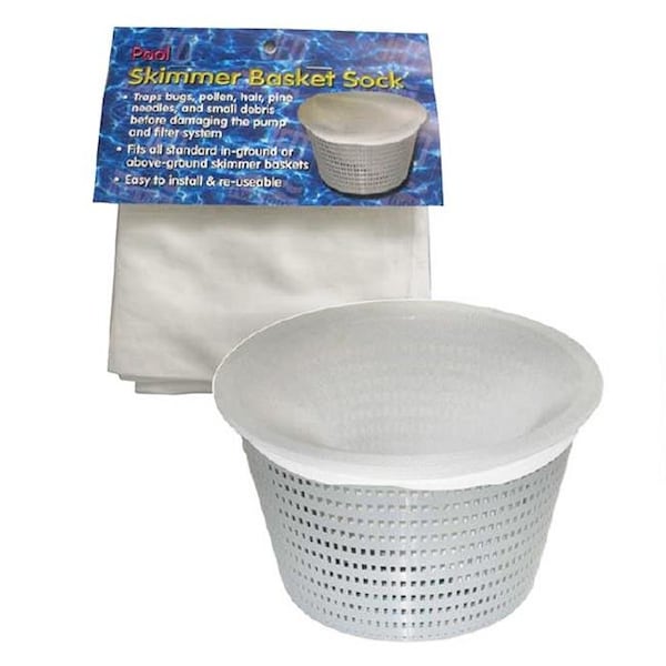 Jed Pool Tools JED Pool Tools JED852 Skimmer Basket Sock - 4 per Bag - JED852