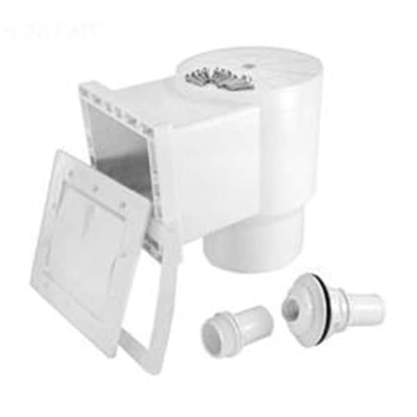 Powerhouse Flo-Pro Ii Skimmer Long Throat Deluxe Return, White - PO972301