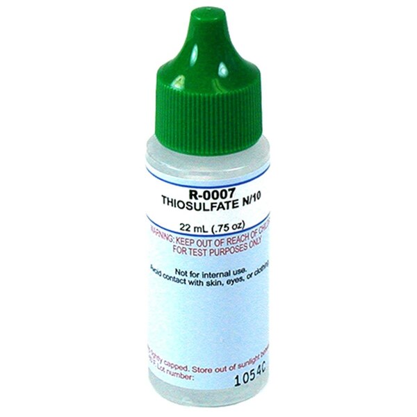 Taylor Technologies R-0007-A-24 0.75 Oz. Standard Thiosulfate Reagent No. 7 - TA60065