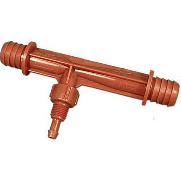 Perfectpitch 0.75 x 0.25 in. Barbed Cap Ozone Injector; 5psi & 2.2GPM to 120psi-9.4GPM - PE1188733