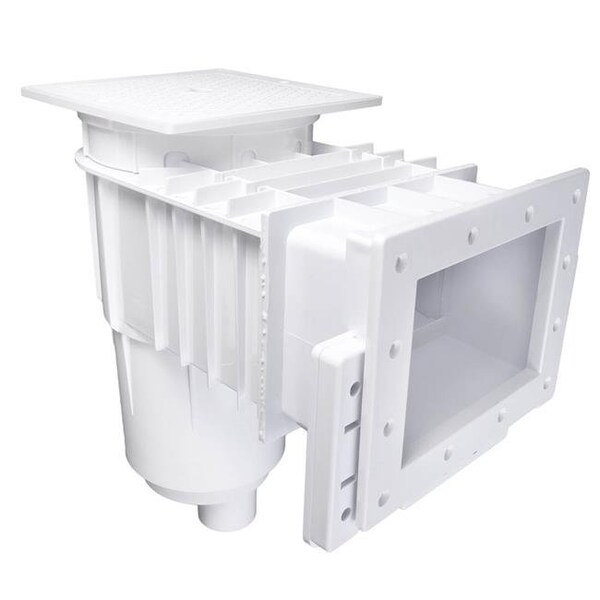 Duke Cannon Custom Molded 25160-011-101 Fiberglass ABS Standard Skimmer with Square Lid - Gray - 25160-011-101