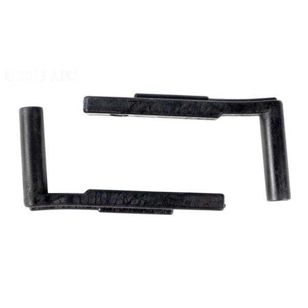 Aquastar Aquastar Pool SK902 Skimmer Weir Clip; Black - Set of 2 - SK902
