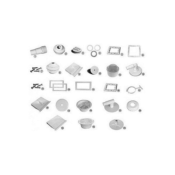 Custom Molded Products Custom Moulded Products  Above Ground Skimmer Weir - 25511000908