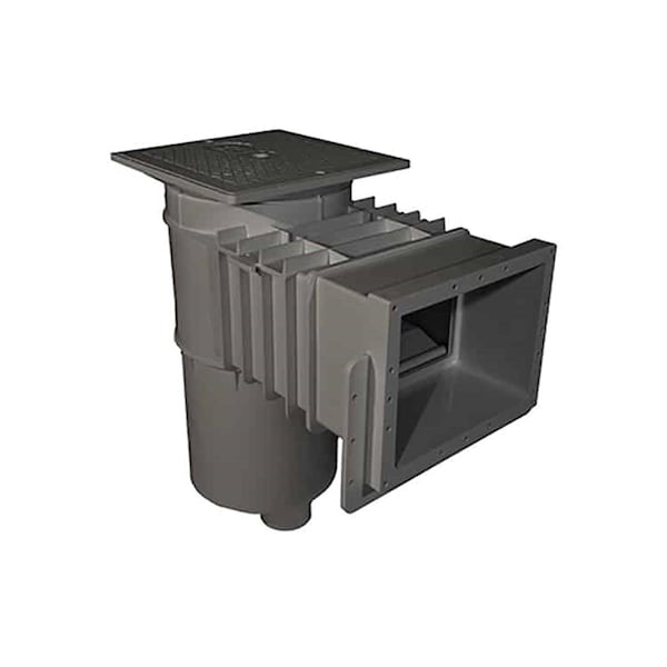 Aquastar Wide Mouth Vinyl Skimmer, Dark Gray - SKR3610564105