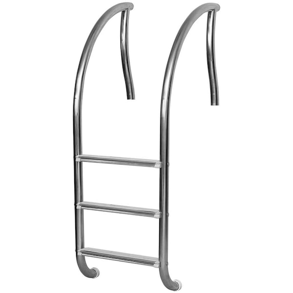 Alegria 0.049 in. Economy 3 Step Ladder with Stainless Steel - AL1702000