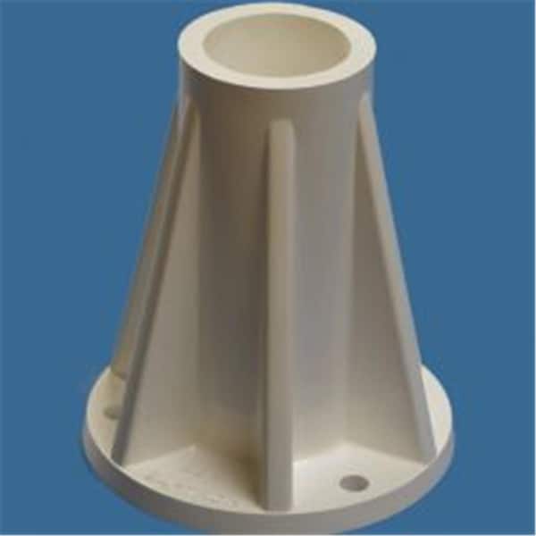 Overtime 6 in. Surface Mount for Pool and Spa, Rails and Ladders Beige - OV2650941