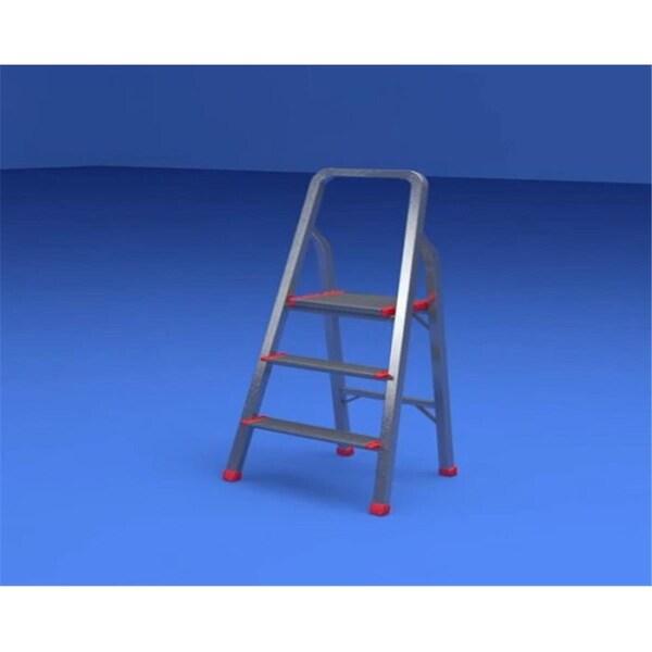 Global Pool Products 0.06 Copper Vein Tan Modern3 Step Ladder - GPPMLD3STCV