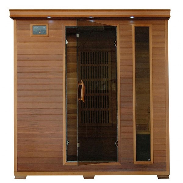 Heat Wave Klondike 4 Person Carbon Cedar Heatwave Sauna - SA1318