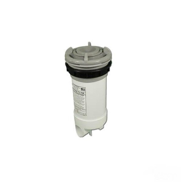 Handson 40 sq ft. 2 in. Slip Top Mount Dyna Flo Skimmer Filter, Gray - HA1188509