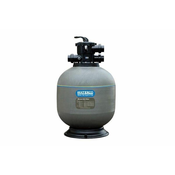 Hands On 24 in. 50 PSI S602 Micron Top Mount S-Series Filter with 2 in. Bulkhead Connection - HA4234050