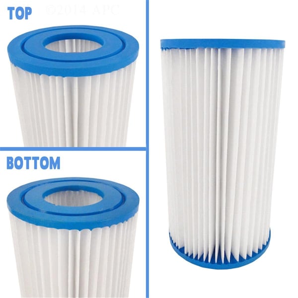 Powerhouse 4.25 x 8 in. Pool & Spa Replacement Filter Cartridge - 5 sq. ft. - PO3330098