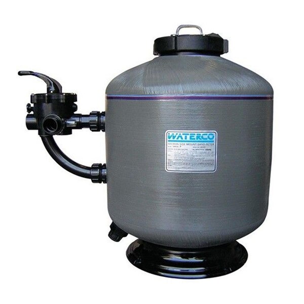 Handson 20 in. 50 PSI SM500 Micron Side Mount Filter with 8 in. Neck & 1.5 in. Bulkhead Connection - HA2690251