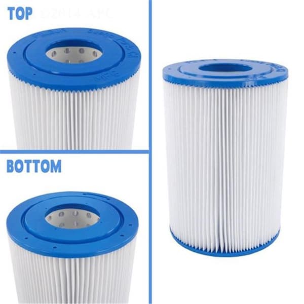 Filbur 7 x 9.81 in. with 3 in. Top Style Pool & Spa Replacement Filter Cartridge, 25 sq ft. - FI35291
